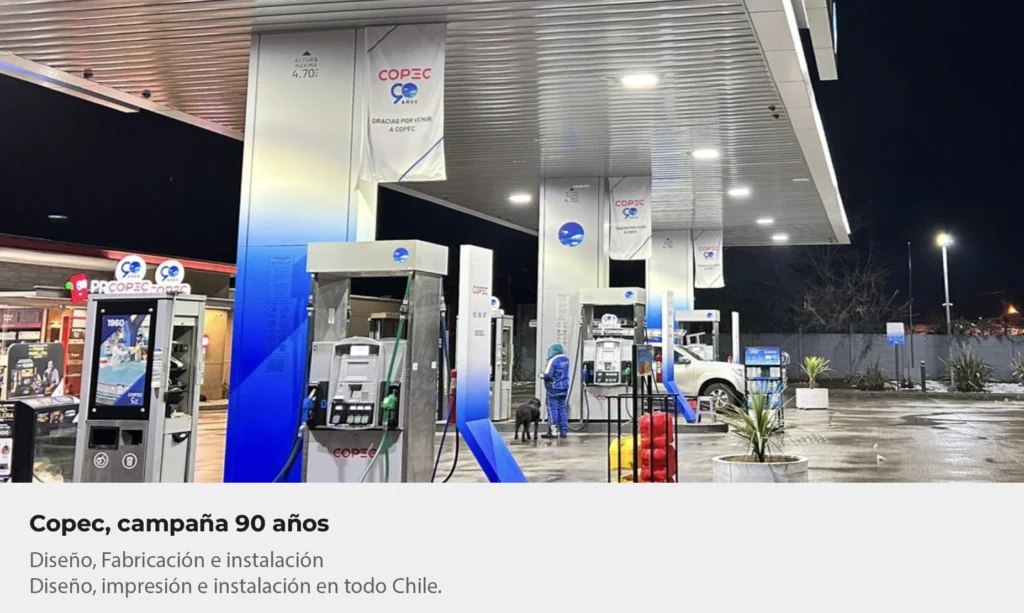 instalacion-grafica-campana-copec-90-anos-soportes-publicitarios